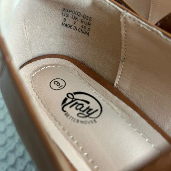 Brown Mary Jane Flats - Picture 7 of 8